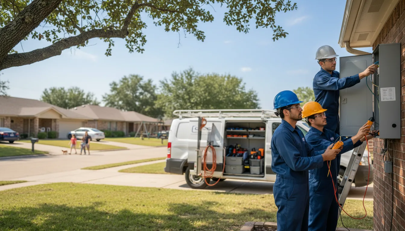 Certified electrician providing emergency electrical services in Jansen, NE